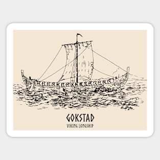 Gokstad Viking Longship Magnet